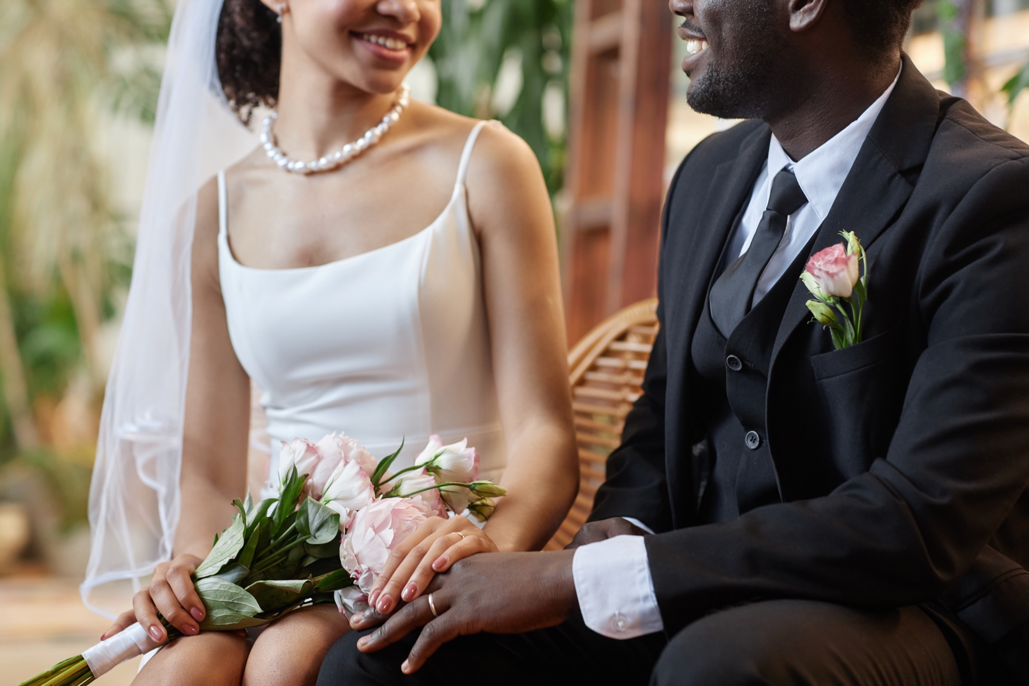 Couple celebrating