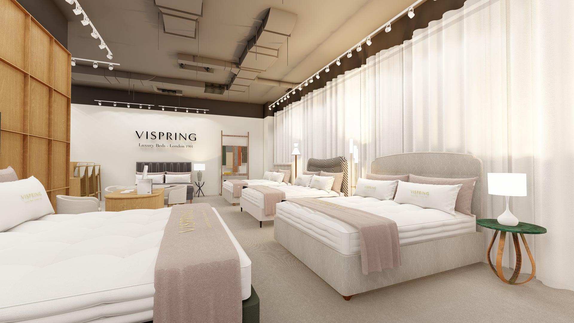 Neutral bedroom linen