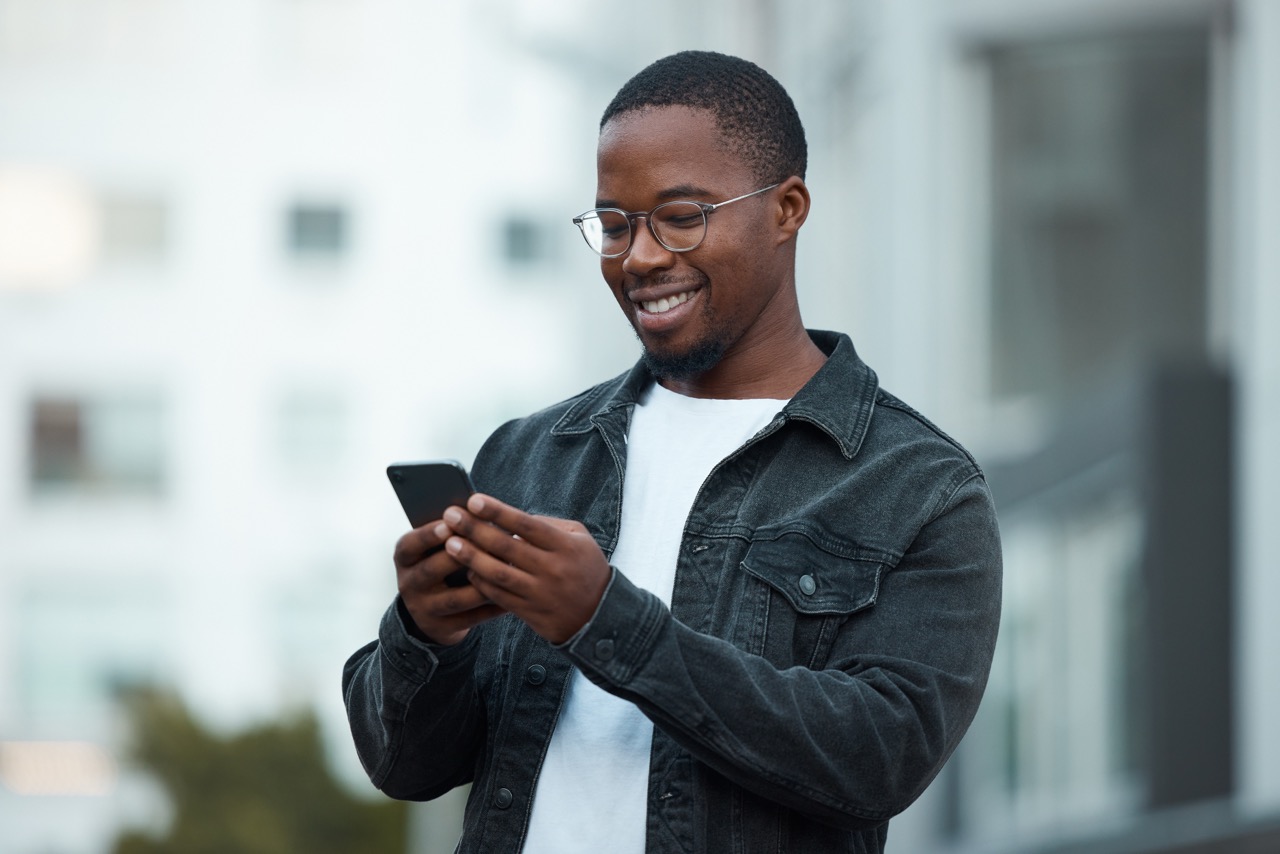 Person checking their phone